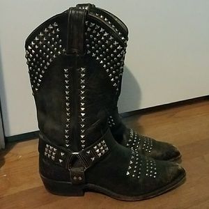 Studded Frye Boots size 9